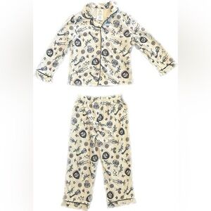 Disney Pixar Coco dia de los muerto movie two piece button up pajama set 4 NEW
